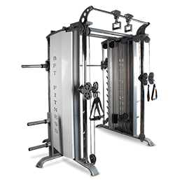 machine functional smith trainer multi bft gym station cable hoist equipment fitness commercial crossover adjustable function four bftfitness win motion