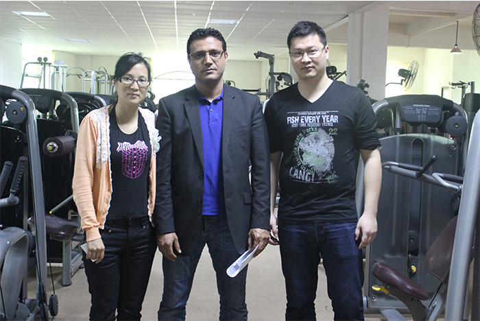 Malaysian customers import gym equipemnt from BFT fitness