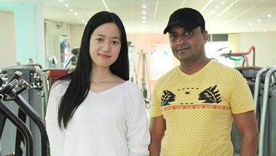 India customers import fitness equipment from China BFT