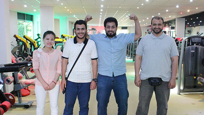 Kingdom of Saudi Arabia customers import gym equipment