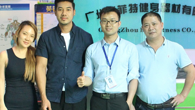 Thailand customers import gym equipment from BFTfitness