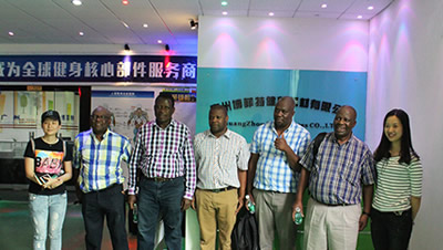 South Africa customers import gym equipment from China BFT