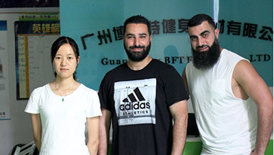 Australia customer purchased gym equipment from our factory