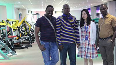 Burkina Faso purchased gym equipment from BFT factory