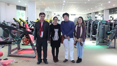 Thailand customer import gym equipment from BFT
