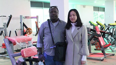 Kenya customer import gym equipment from BFT Fitness