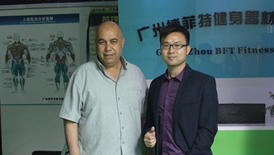 Algeria customer purchased gym equipment from our factory