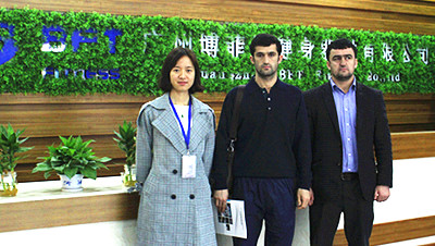 Tajikistan Customer Came To China To Find Exercise Machine