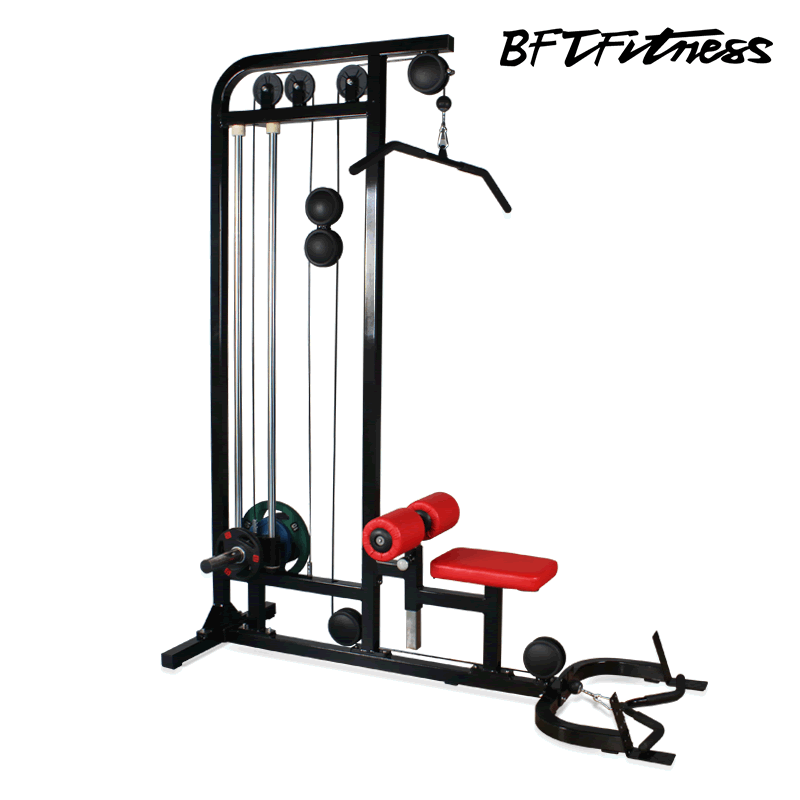 seated row lat pulldown
