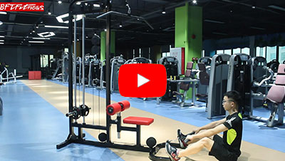 How To Use Lat Pulldown Seated Row Combination Fitness Equipment