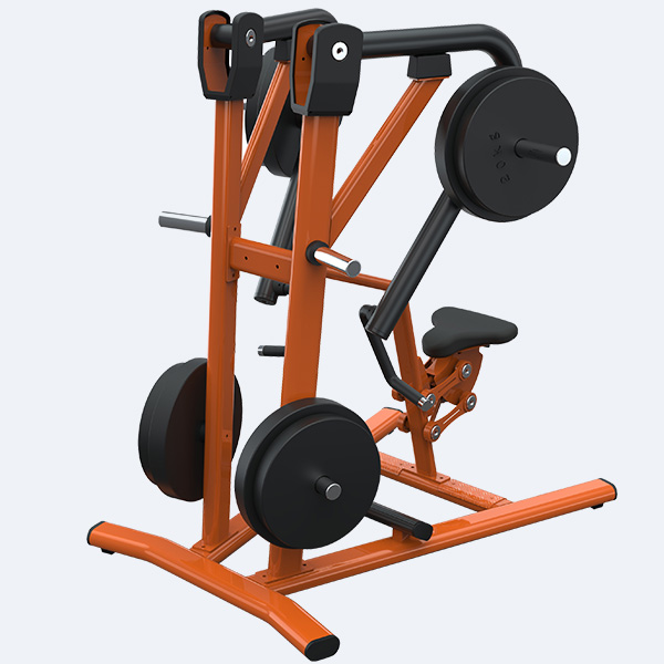plate loaded seated row machine