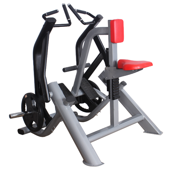 plate loaded seated row machine