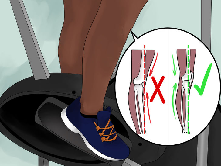 Do not lock your knees.