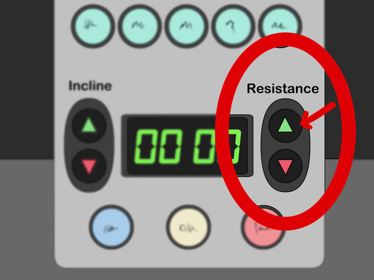 Turn up the resistance.