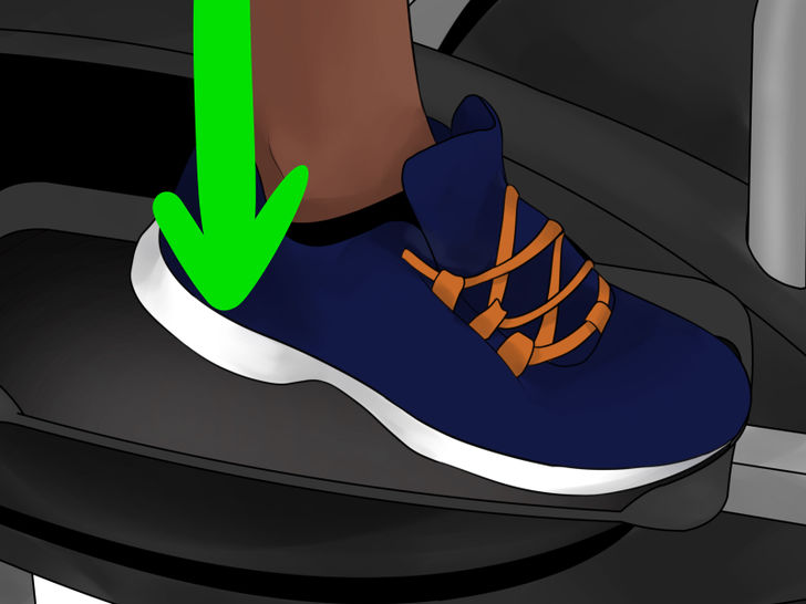 Lean back on your heels.