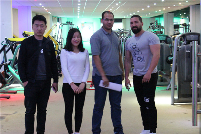 Egypt customer purchased the treadmill from our factory BFT