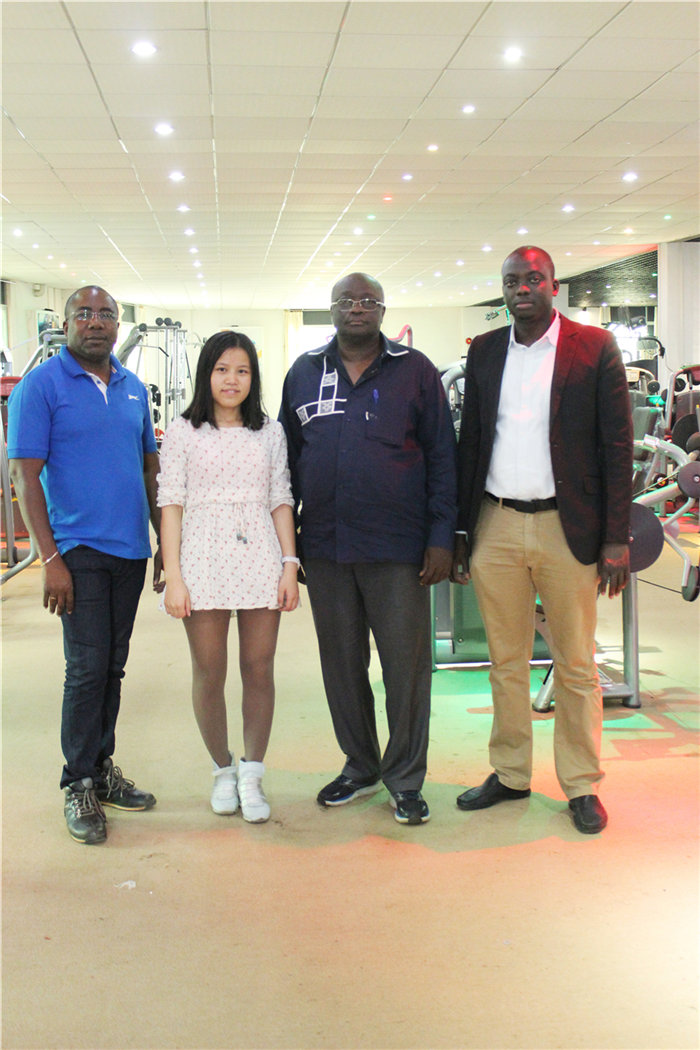 Burkina Faso customers import gym equipment from China BFT fitness equipment Co.;Ltd
