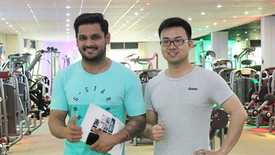 India customers import fitness equipment from China
