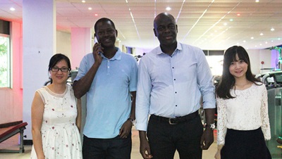 Senegal customers import fitness equipment from China BFT