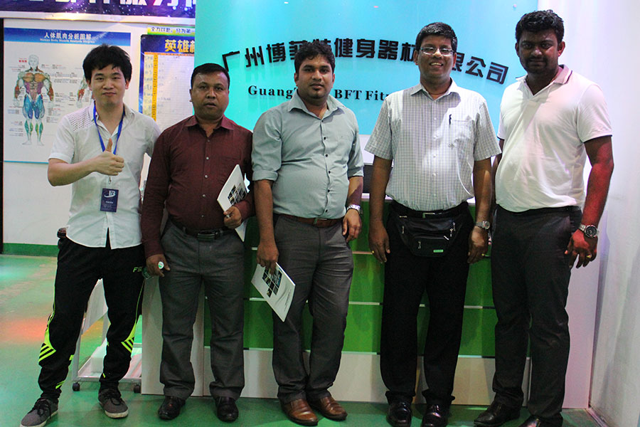 SriLanka customer purchased the treadmill from China BFT fitness equipemnt Co,;Ltd.