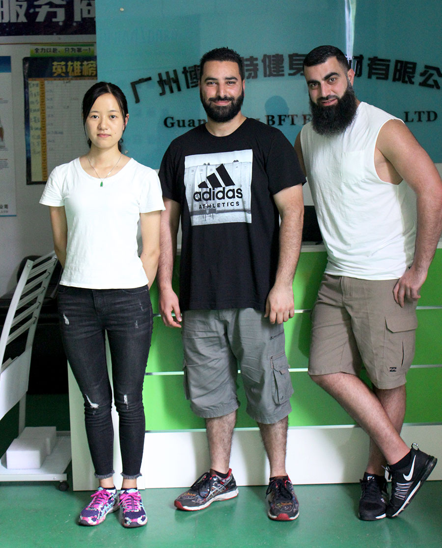 Australia customer purchased gym equipment from our factory BFT