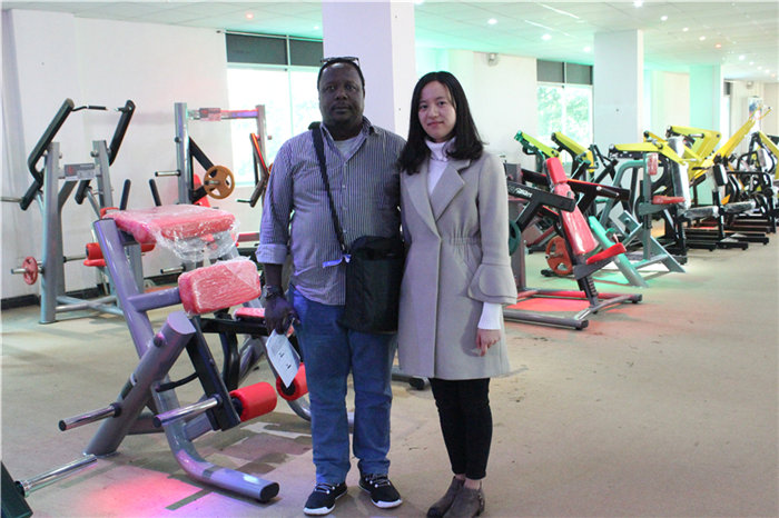 Kenya customer import gym equipment from BFT factory.They purchased  commercial fitness equipment