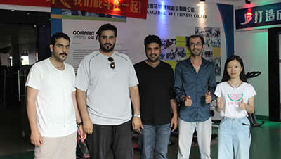 Kingdom of Saudi Arabia Came To BFT Fitness Factory Import Gym Equipment