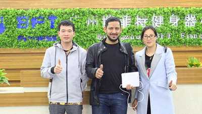 Bahrain Customer Import Fitness Equipment From China