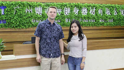 Customer Came To Guangzhou For BFT Commercial Fitness Equipment Manufacturer