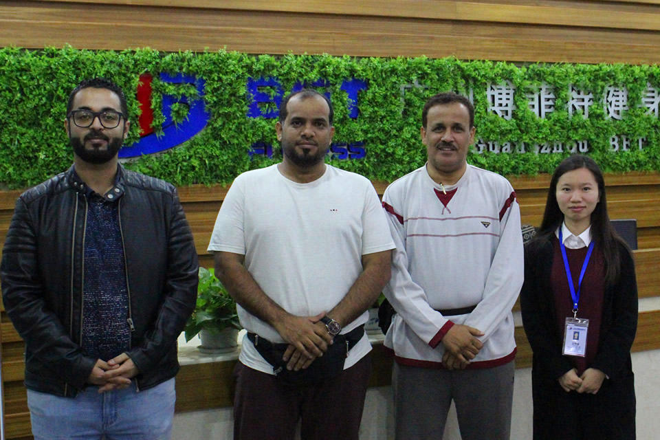 Saudi Arabia Customers import gym equipment from China