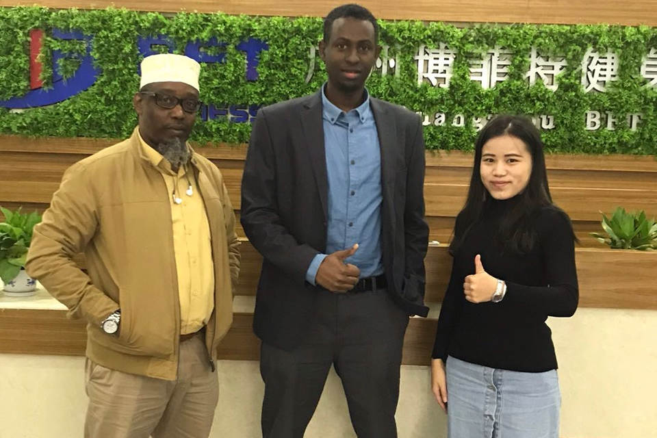 Somalia Customers Import Gym Equipment From China