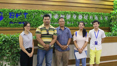 Nepal Customers Come To China To Find Fitnes Equipment Manufacture