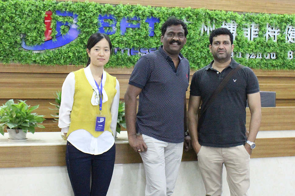 India Customers Import Exercise Equipment From BFT Fitness Factory.