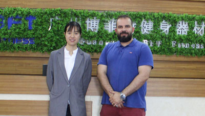 Iraqi Customers Import Gym Equipment From China