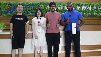 Customers Come To China to Import BFT Brand Gym Equipment