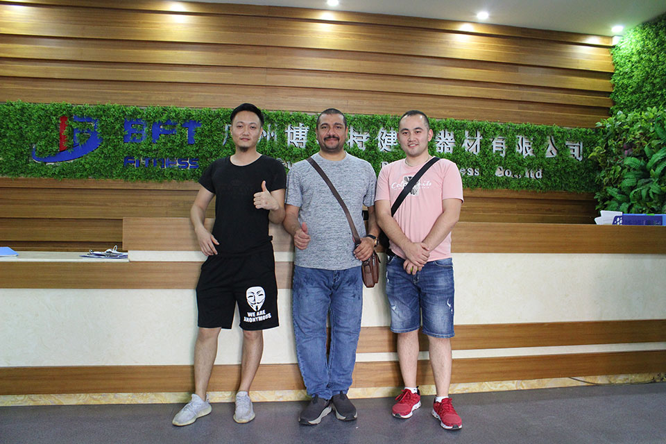 Egyptian Customers Come To China To Purchase BFT Brand Fitness Equipment