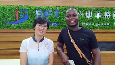 Nigerian customers import Chinese fitness equipment