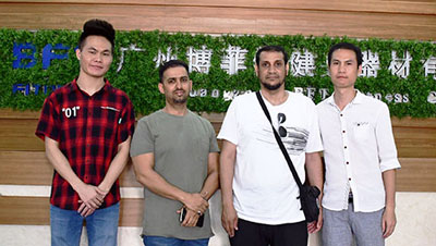 Saudi customers import Chinese gym equipment