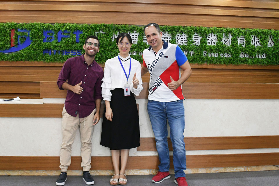 BFT fitness equipment exports to Mexico.