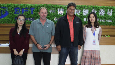 French Polynesia imports gym equipment from China