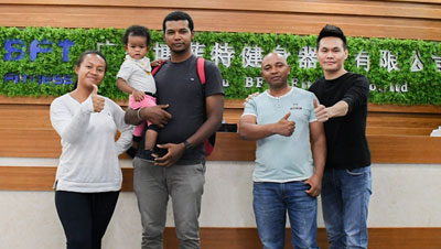 Madagascar Customers Import BFT Fitness Equipment