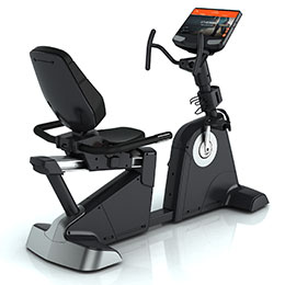 Magnetic Smart Recumbent Bike With 15.6＂ Touch Screen