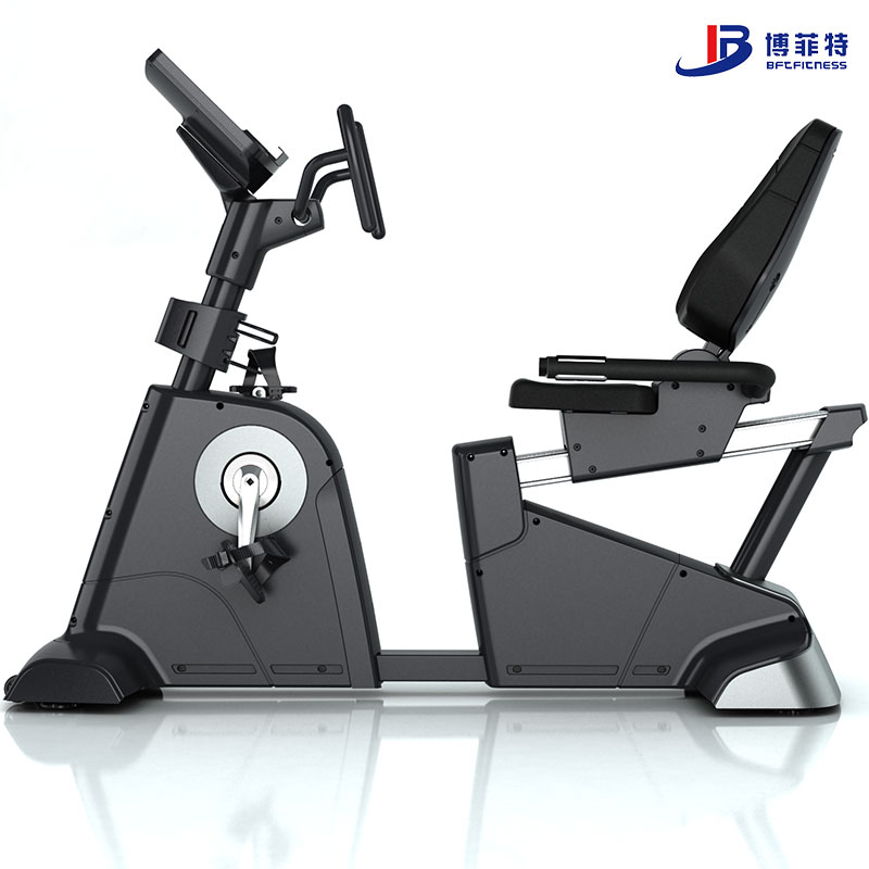 stationary bike with virtual screen