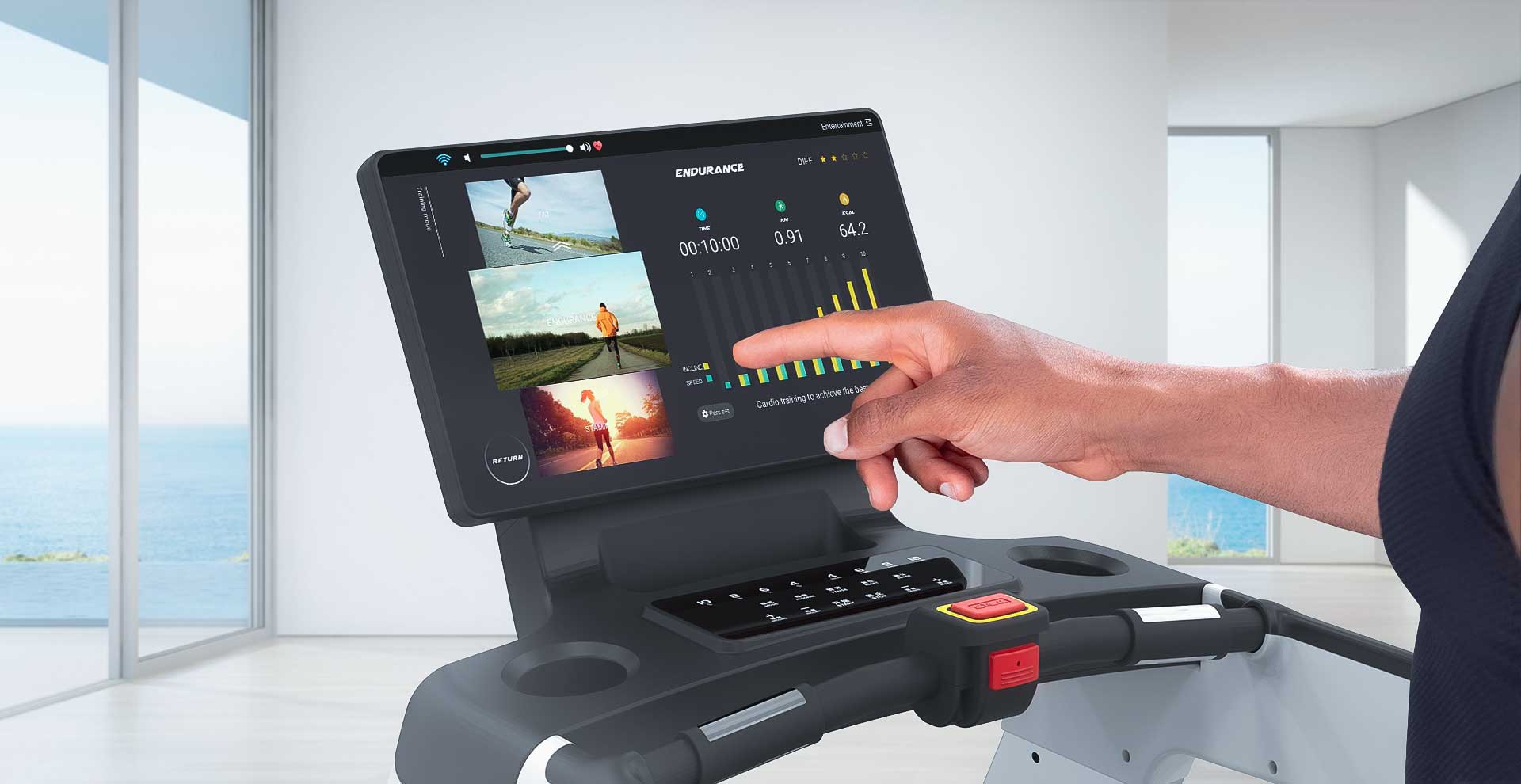 BFT Treadmill Console Bring a Better Experience