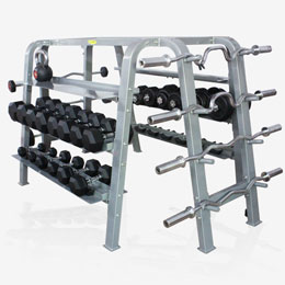 Dumbbell & Barbell Rack