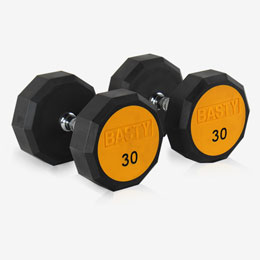 PU Eight Angle Colorful Fixed  Dumbbell