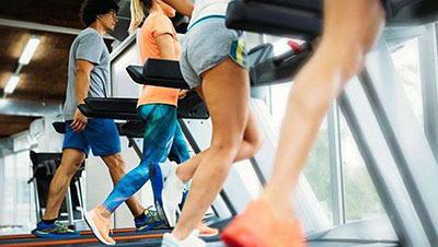 Don't watch TV while running on the treadmill