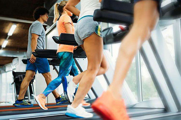 Don't watch TV while running on the treadmill