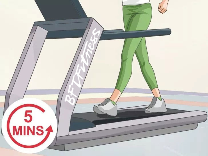 Warm up your joints and muscles by walking before running