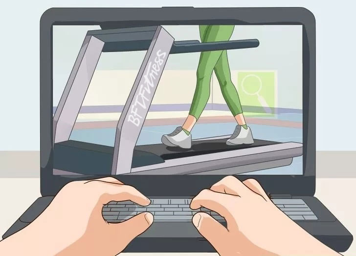 Consider enrolling in a class or purchasing a treadmill workout video. 